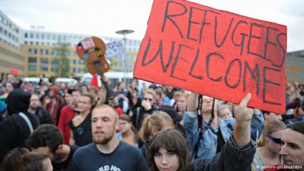 जर्मनी के लोगों ने भी दिल खोलकर शरणार्थियों का स्वागत किया है.(Photo Courtesy: http://www.dw.com) 
