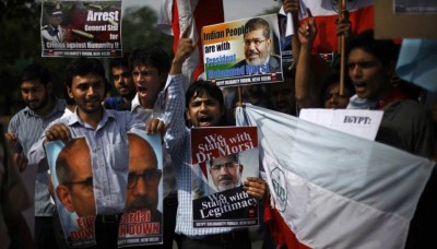 Free Morsi, End Military Coup in Egypt - Indian Protesters Demand